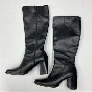 wesley & co. leather boots made in Brazil Black Size 7 good pre-owned condition